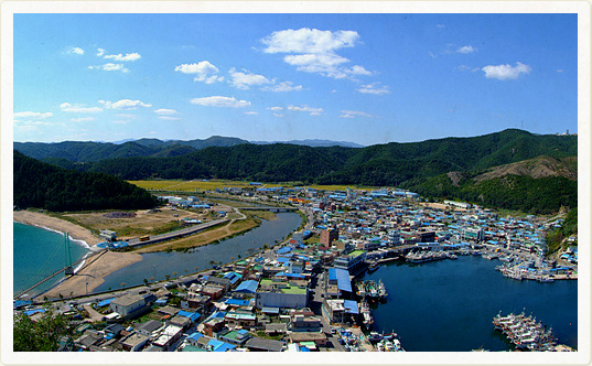 축산리 전경