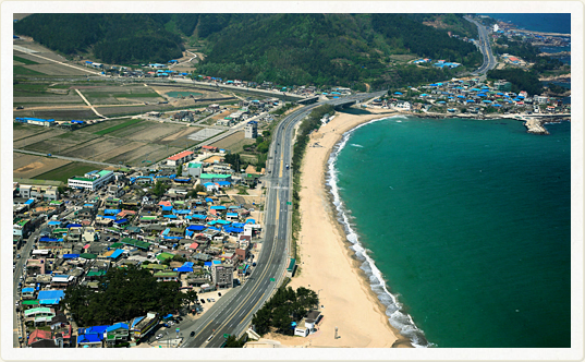 장사리 전경